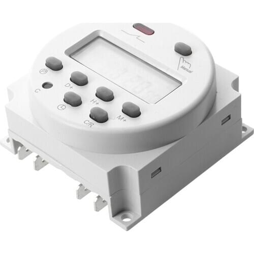 New LCD Digital Control Power Programmable Timer DC 12V 16A Time Relay Switch