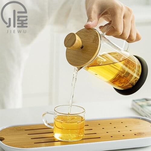 JIEWU Portable Kung Fu Glass Teapot Coffee Pot Lazy Travel New Product Hot Selling Office Home Kitchen Accessories