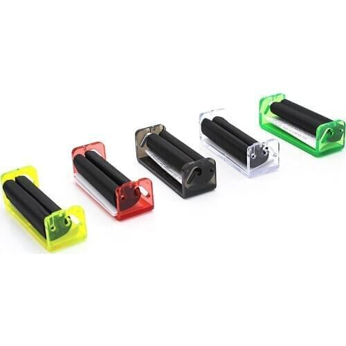 Multicolor Portable 70mm Manual Plastic Cigarette Maker Herbal Tobacco Maker Cigarette Smoking accessories