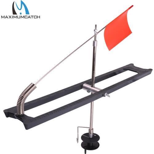 Maximumcatch Ice Fishing Black Assault Tip-Up 2 Packs Fishing Accessory