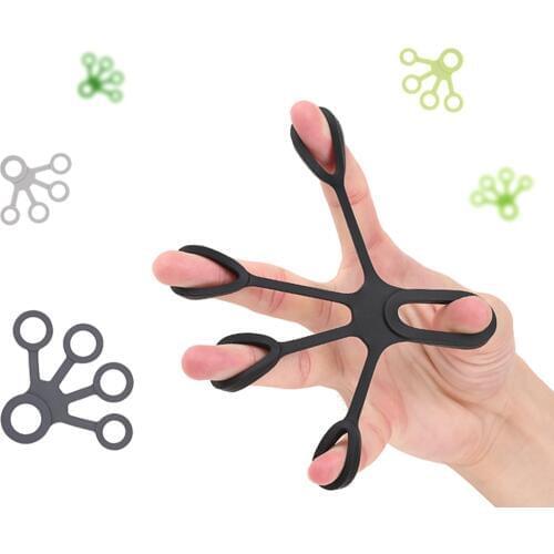 Silicone Fingers Hand Grip Strengthener Finger Exerciser Grip Strength Trainer Hand Resistance Band Hand Extensor Exerciser