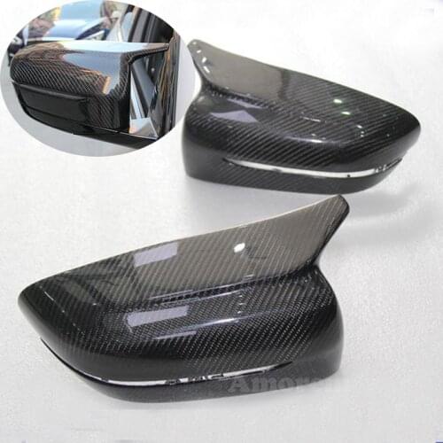 For BMW G10 G12 G30 G31 2018 2019 2020 Carbon Fiber Replacement Rearview Side Mirror Covers Cap
