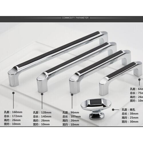 Modern minimalist handle wardrobe door handle drawer handle door handle cabinet door handle black drawer small handle