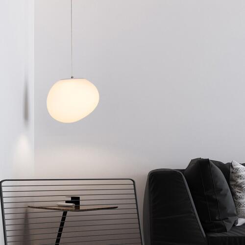 Modern Easy Fit Frosted PE Globe LED Ce led pendant lighting living room lighting kitchen room lighting