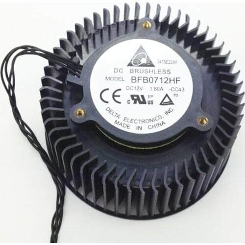 65mm diameter Graphics card fan For ZOTAC GTX680 GTX670 Reference design GTX460/580 VGA video Card Cooling