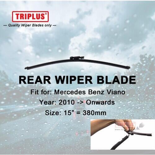 Rear Wiper Blade for Mercedes Benz Viano (2010-Onwards) 1pc 15" 380mm,Car Rear Windscreen Wipers,Back Window Windshield Blades