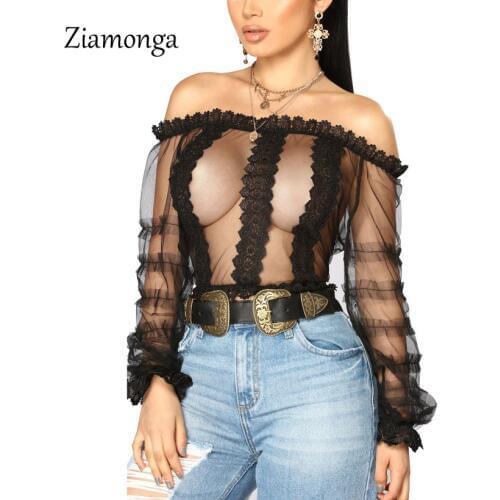 Ziamonga Black Blouses