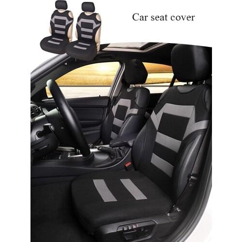 2 Pcs Front Car Seat Cover Cushion Vest Style Bucket Car Seat Covers Protector Universal Car Accessories Fit Most Car Automobile