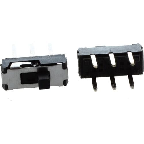 20 Pcs On/Off/On DPDT 2P2T 6 Pin Vertical DIP Slide Switch 9x4x3.5mm Dropshipping