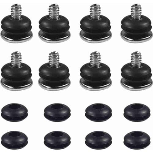 4 Pair Computer Case Shockproof Screws Shockproof Screws + Shock Absorption 3.5-inch HDD Shock Absorption Screws