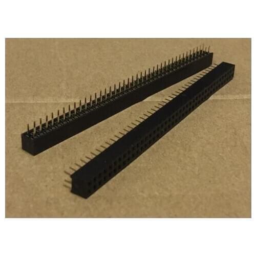 5pcs 2mm 2x40 40 pins 2x40pin 80pin Double Row 2.0 mm Pitch Straight Needle Female Pin Header Gold-plated