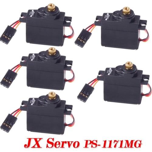 5PCS JX Servo PS-1171MG 17g Metal Gear Servo Digital Core Servo for RC Car Robot Boat Servo Accessory