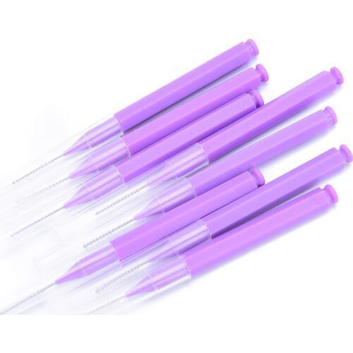 8pcs Tooth Floss Oral Hygiene Dental Floss Soft Plastic Interdental Brush Toothpick Healthy for Teeth Cleaning Oral Care