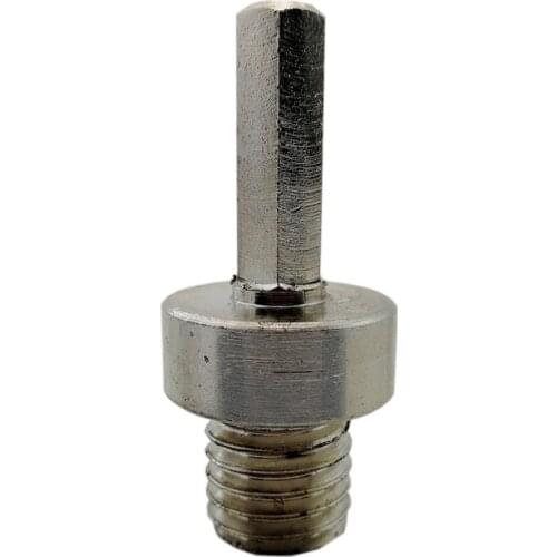 SHDIATOOL 1piece Adapter 5/8-11 Male Thread To 3/8 Hexagon Shank For 5/8-11 Drill Core Bits Grinding Disc Good quality steel