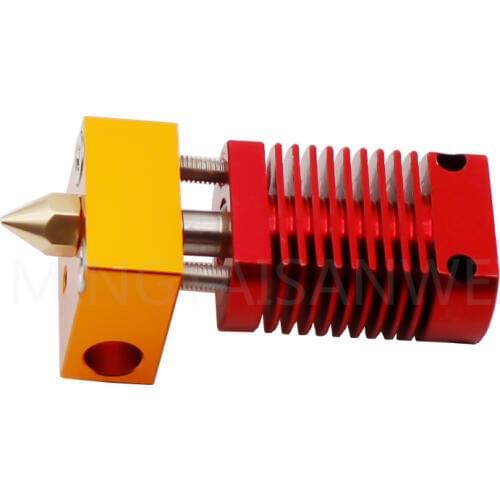 20*20*10MM Aluminium MK7 MK8 Heat Block radiator Assembled Extruder Hot End kit For Creality CR-10 Ender-3 Ender-5 3d printer