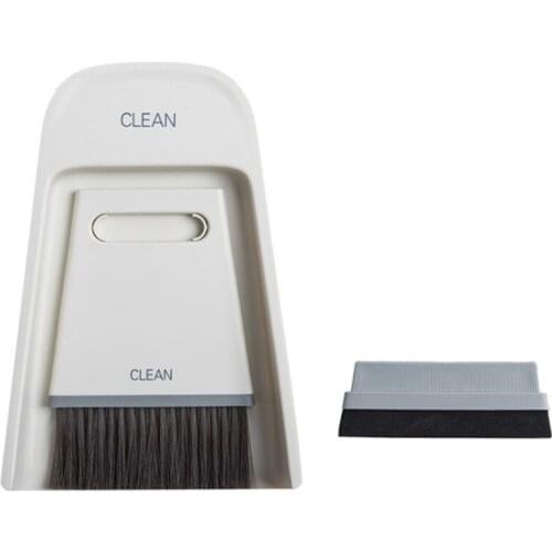 AT69 -Bar Cleaning Brush Dustpan Set Multipurpose Broom Dustpan Desktop Coffee Grinder Cleaning Brush Mini Brush