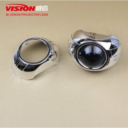 Free Shipping IPHCAR LHD/RHD HL H1 3.0 Projector Lens H4 H7 Headlight Headlamp without H1 Bi Xenon Bulb and Ballast