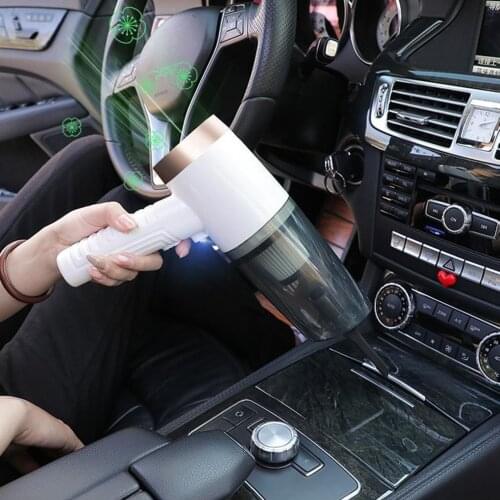 Wireless Vacuum Cleaner Car Home Dual Purpose Handheld Mini Strong Suction Cordless Cleaner Carrying Belt