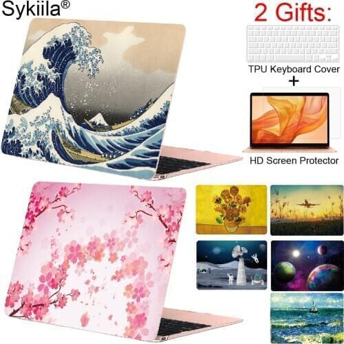 Case for Macbook Air 13 11 Pro 13 15 16 12 Cover Art Paint Shell A1989 A2159 A2179 Touch Bar 2020 Gogh Marble Cute A2251