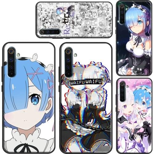 Re Zero Rem Case For Realme GT Neo Q3 6 7 8 Pro C15 C11 C3 C21 Back Cover For OnePlus 9 Pro 8 7T 8T 9R