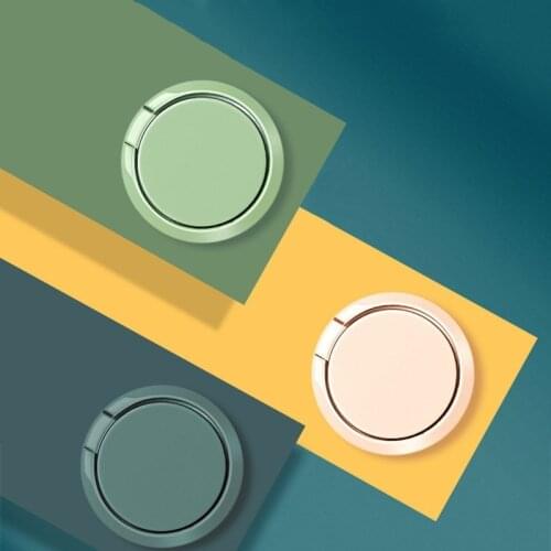 360 Degree Finger Ring Mobile Phone Smartphone Stand Holder Mount Support Accessories Round Phone Finger Stand Socket Holder