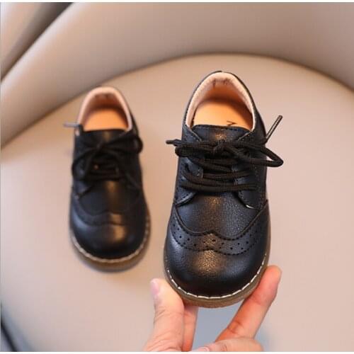 Kids Shoes for Girl Martin Boots Baby Boys Shoes Children Fashion Booties Leather Soft Bottom Non-slip Toddler Girls Boots