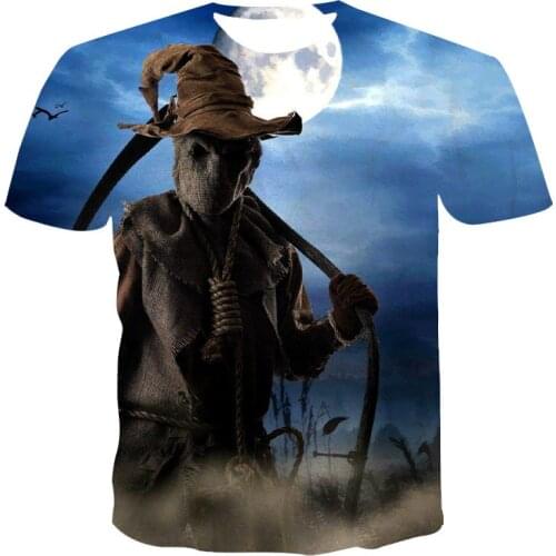 2021 Summer New 3D T-Shirt Casual Short Sleeve O-Neck Top Fashion Harajuku Submarine world pattern T-Shirts