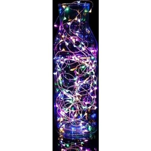 Night Decor 1M String Fairy Light 10 LEDs Battery Operated Xmas Lights Party Wedding Lamp String Fairy Light IP65 Waterproof