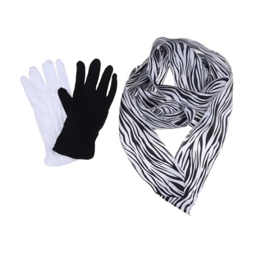 Glove to zebra streamer silk - magic trick,Magic trick classic toys,magic prop,Free shipping