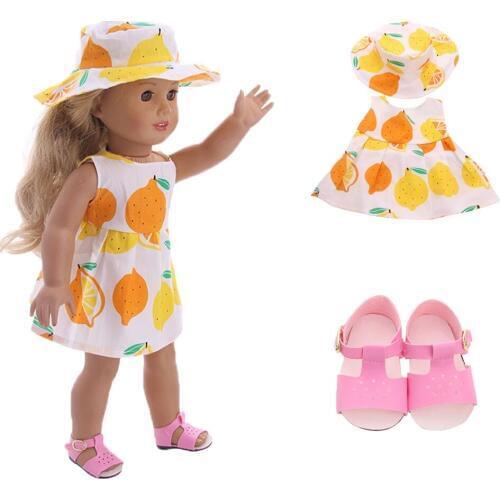 Fashion doll sandals toys accessories 18inch doll casual sandals a variety of styles of choice