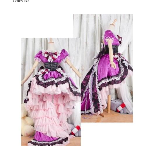 [Customized] Anime! Touhou Project Yakumo Yukari Lolita Dress Elegant Uniform Cosplay Costume Halloween Party Outfit Women NEW