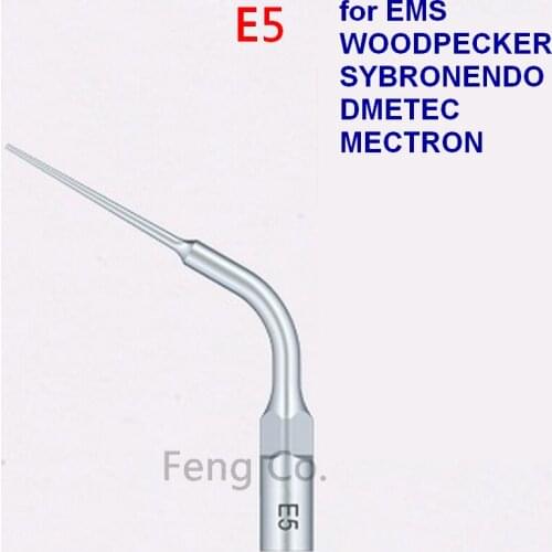 E5 Ultrasonic Scaler Tips Endo Perio Dental Scaling Fit EMS Woodpecker Handpiece Dentistry Instrument