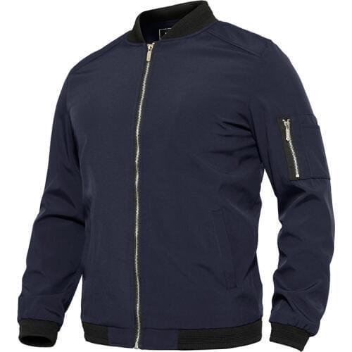 NEW Men Bomber Jacket Coat Casual Fashion Slim Fit Military Pilot Jacket Warm Coat Men Outwear Clothing Plus Size L-6XL-G