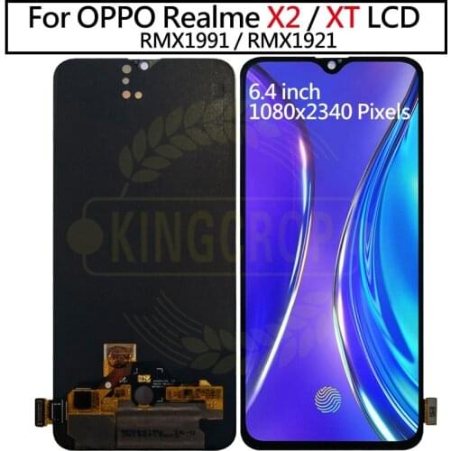 Original Super AMOLED For OPPO Realme X2 RMX1991 / XT RMX1921 LCD Display Screen +Touch Panel Screen Digitizer Assembly