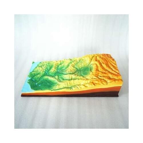 Terrain and surface combination model geography teaching instrument plain hilly basin mountain plateau
