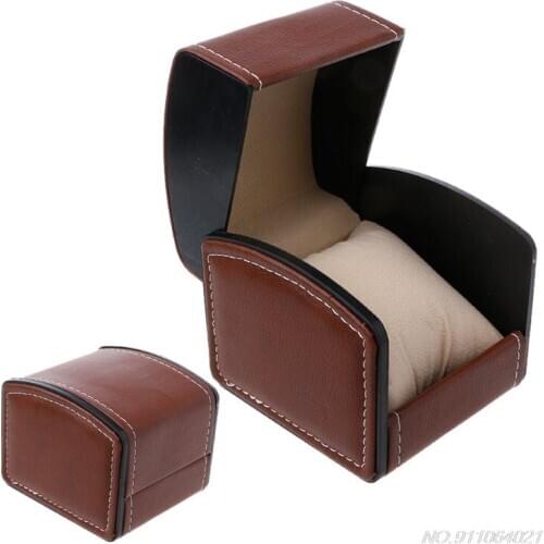 Luxury Faux Leather Watch Box With Pillow Package Case Bracelet Stand Holder New N11 20 Dropshipping