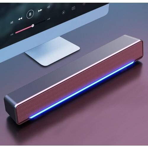 2021 Soundbar Wired And Wireless Bluetooth 5.0 Speaker For TV Soundbar With Subwoofer Wireless Bluetooth Sound Bar For TV Laptop