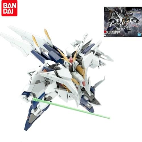 Bandai Gundam Assembly Gunpla HGUC 1/144 Hathaways Flash RX-105 XI Action PVC Model Figura Anime Figure Toys kid Model Kit