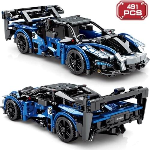Technical Super Sport Car Assembly Set Building Blocks Expert Racing Speed Vehicle DIY Model Bricks Toys for Boys Festival Gifts