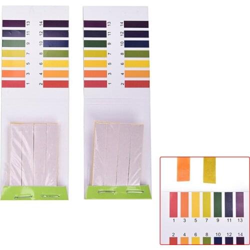 2Pcs 80 Strips PH Test Strip Aquarium Pond Water Testing Test Paper Litmus Test