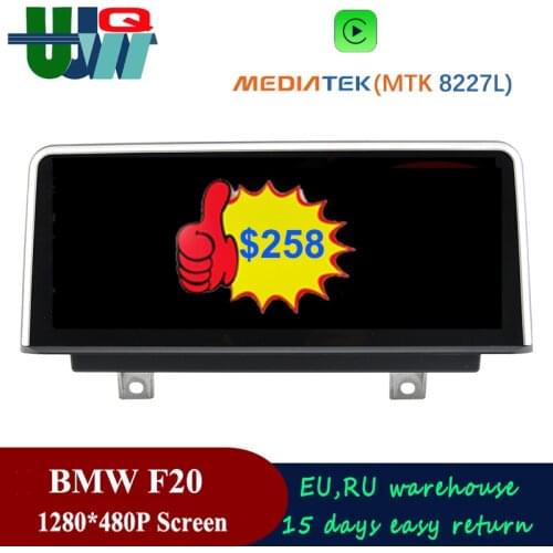 UJQW 10.25" Android 10.0 2Din Autoradio For BMW Series 1 F20 2011-2014 Series 2 F22 2013-2017 NBT GPS DVD Player Carplay 4G Wifi