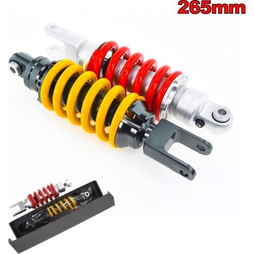265mm Motorcycle Air Shock Absorbers Rear Suspension For Yamaha Honda VIXION 155 YZF-R15 CBT125 MSLAZ150 Sport Bike Dirt Bike