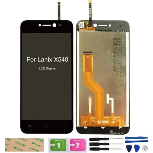 LCD Screens For Lanix X540 LCD Display Touch Screen Digitizer Assembly Panel Sensor Phone Repair Sets
