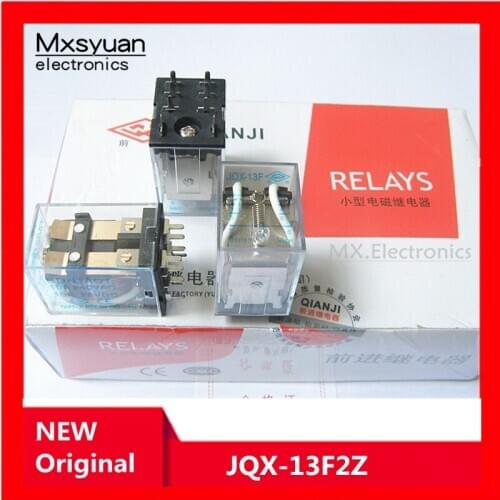 1~20pcs/lot JQX-13F2Z AC220V 13F Relay 8-pin 2 sets of silver exchange contacts