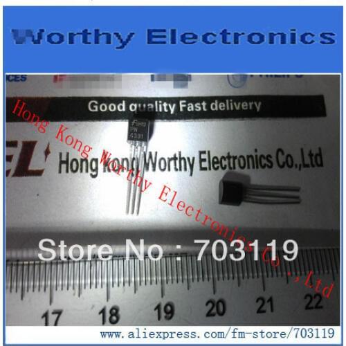 10pcs/lot PN4391 4391 TO-92 PN4391_D27Z-ND TRANS SW N-CH 30V 50MA