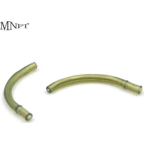 MNFT 200Pcs Line Aligner for Hair Rigs Carp Fishing Rig Aligners Rig Hook Sleeve Accessories