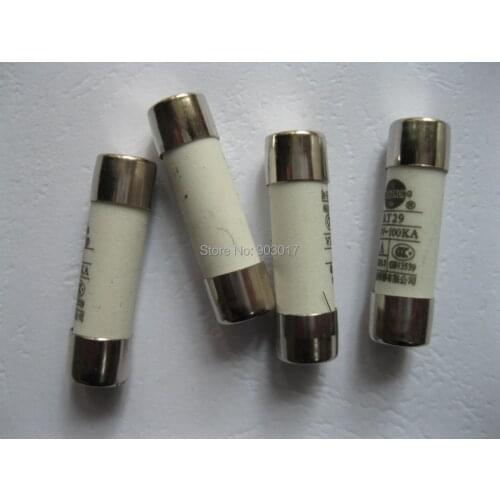 60 Pcs 380V 4amp 4A 8.5mm x 31.5mm Ceramic Fuse Powder Filled Cartridge Cylindrical