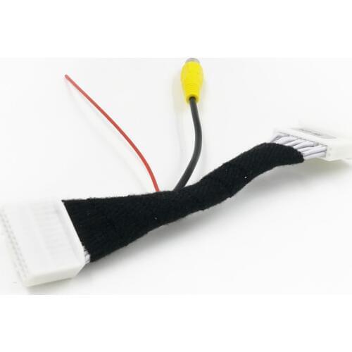 Car Original Video Input Wiring Reverse Parking Camera RCA Adapter Cable For Renault Stepway Vivaro Dacia Sandero Clio 4