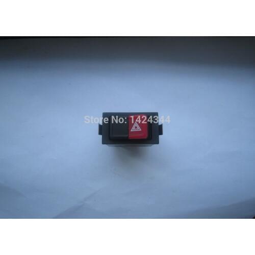 Free shipping Poson 99 vw santana 06 emergency light switch dual flasher switch warning light double switch 161 953 235