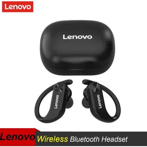 Lenovo LP7 TWS Wireless Earphone Bluetooth Handfree Headphone Dual Stereo Bass IPX5 Waterproof for Sport Long Standby